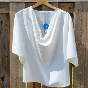 ATTRACTIVE Cupshe Beach Coverup t-shirt Scoop Neck Women's Size M BNWT